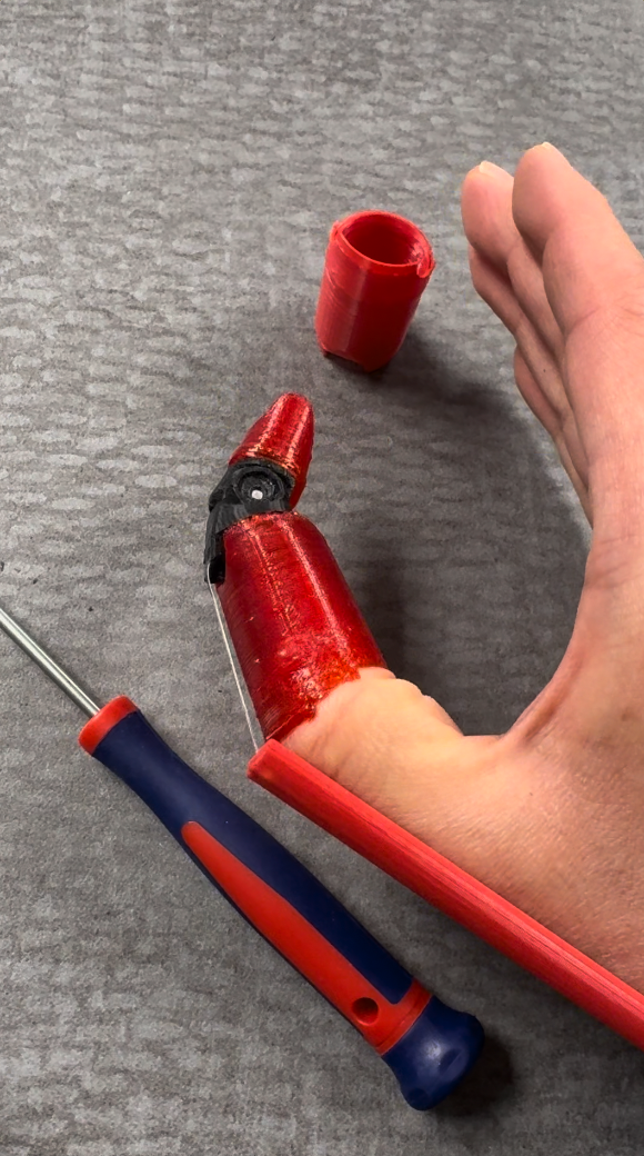 Prosthetic Finger 3D work preview